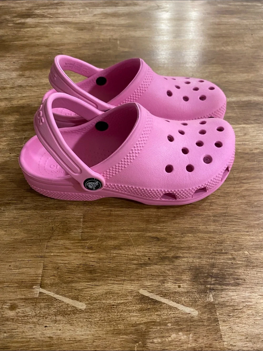 CROCS Kids' Pink Classic Clogs